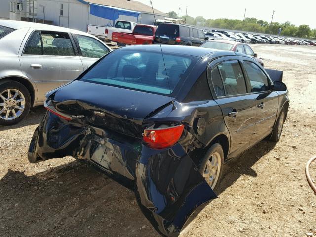 1G1AL55F477380914 - 2007 CHEVROLET COBALT LT BLACK photo 4