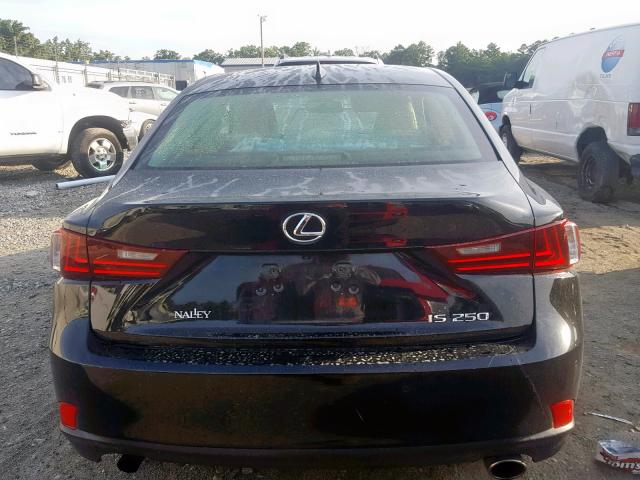 JTHBF1D26E5026488 - 2014 LEXUS IS 250 BLACK photo 9