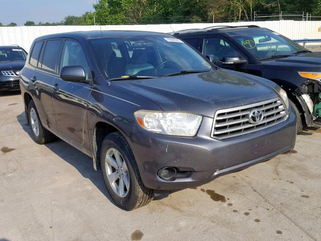 JTEES41A392116448 - 2009 TOYOTA HIGHLANDER GRAY photo 1