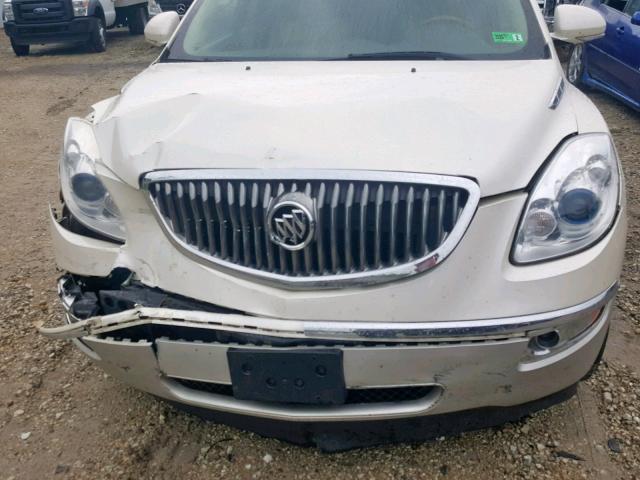 5GAKVCED9CJ352873 - 2012 BUICK ENCLAVE WHITE photo 7