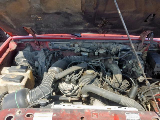 1FTCR10A3SUC14185 - 1995 FORD RANGER RED photo 7