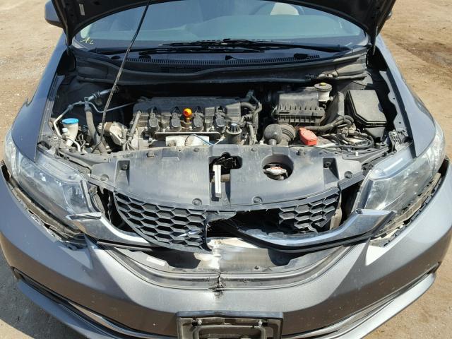 2HGFB2F65DH548977 - 2013 HONDA CIVIC HF GRAY photo 7