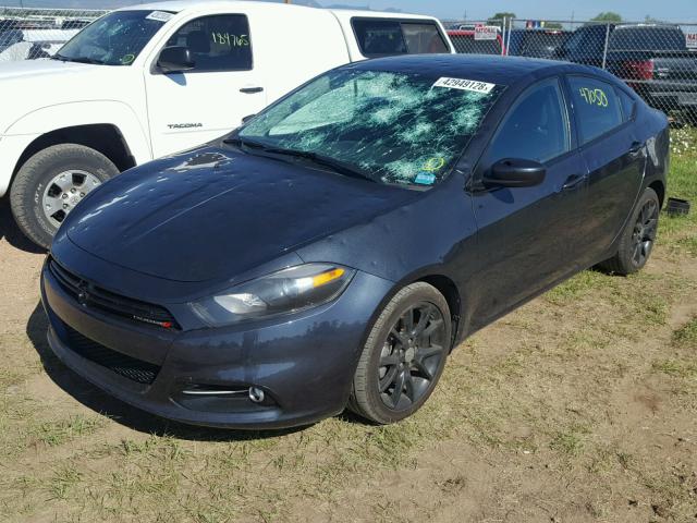 1C3CDFBA0DD336213 - 2013 DODGE DART SXT BLACK photo 2