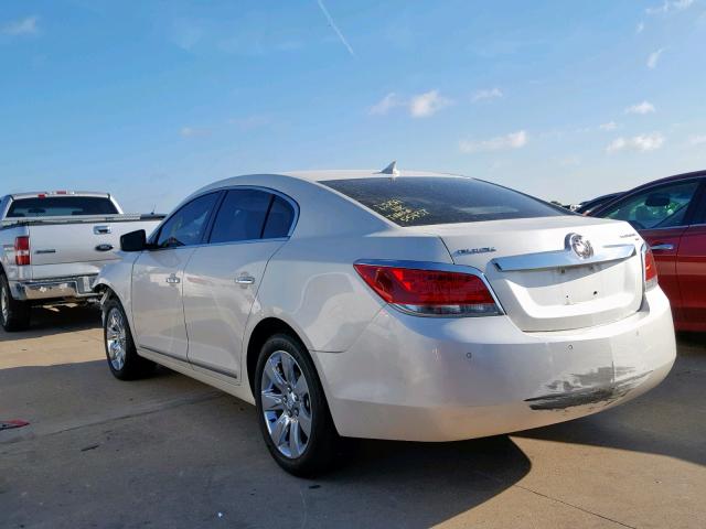 1G4GC5ED5BF328993 - 2011 BUICK LACROSSE C WHITE photo 3