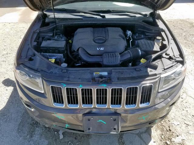 1C4RJEAG3FC681081 - 2015 JEEP GRAND CHER GRAY photo 7