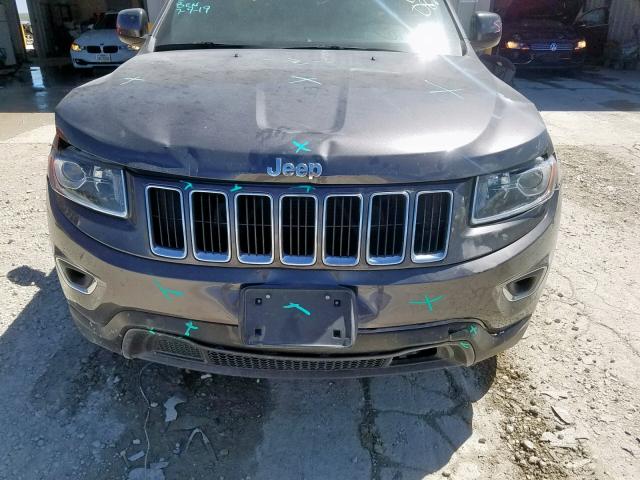 1C4RJEAG3FC681081 - 2015 JEEP GRAND CHER GRAY photo 9