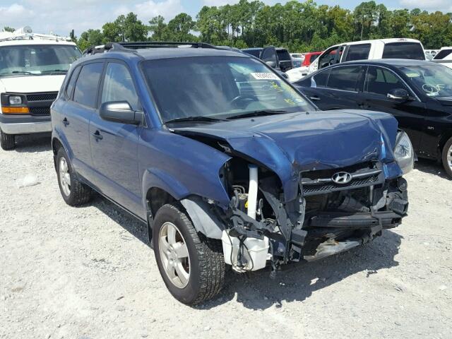 KM8JM12B86U338417 - 2006 HYUNDAI TUCSON GL BLUE photo 1