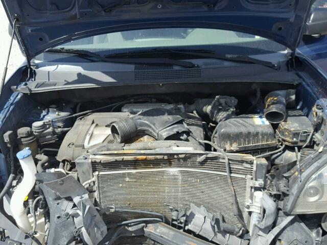 KM8JM12B86U338417 - 2006 HYUNDAI TUCSON GL BLUE photo 7