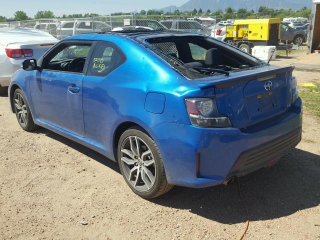 JTKJF5C74GJ013856 - 2016 TOYOTA SCION TC 蓝色 照片 3