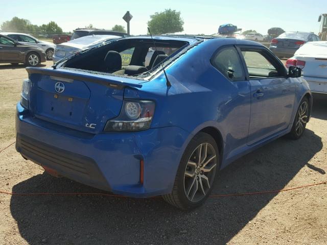 JTKJF5C74GJ013856 - 2016 TOYOTA SCION TC 蓝色 照片 4