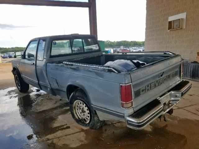 1GCDT19ZXJ8184916 - 1988 CHEVROLET S TRUCK S1 GRAY photo 3