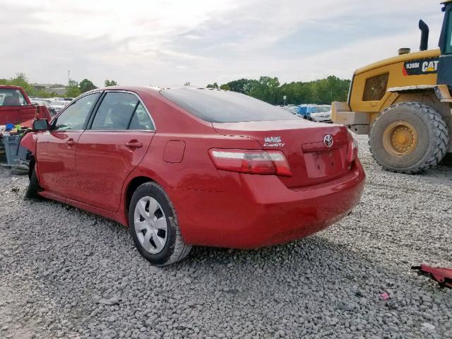 4T1BE46K67U012677 - 2007 TOYOTA CAMRY NEW RED photo 3