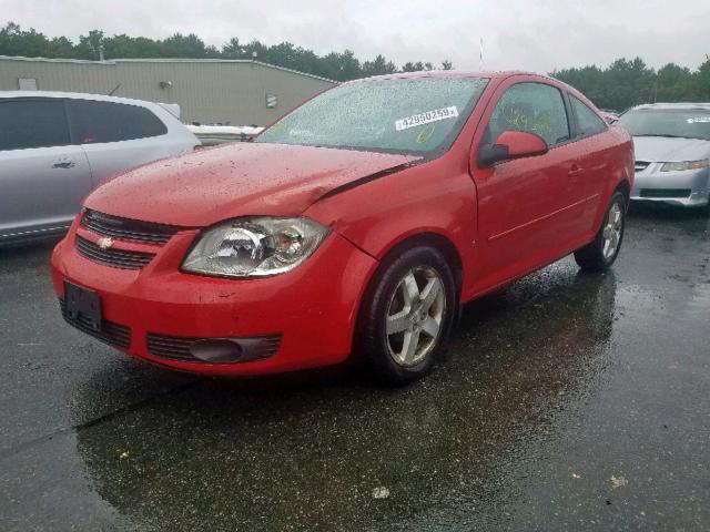 1G1AL18F667732569 - 2006 CHEVROLET COBALT LT RED photo 2