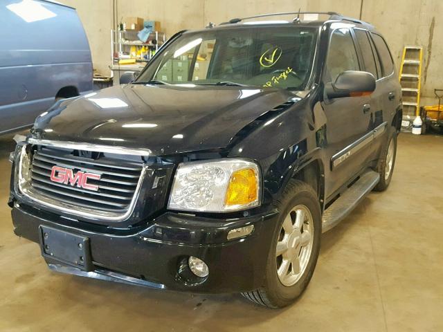 1GKDT13S942344291 - 2004 GMC ENVOY BLACK photo 2