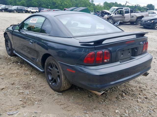 1FAFP42X7WF255716 - 1998 FORD MUSTANG GT GREEN photo 3