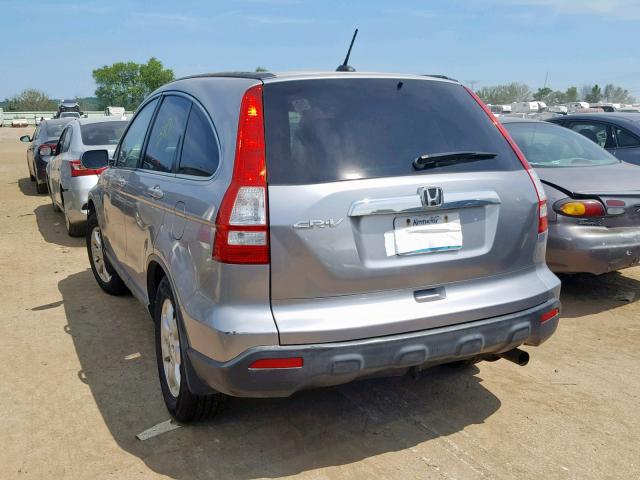 JHLRE48727C073643 - 2007 HONDA CR-V EXL SILVER photo 3