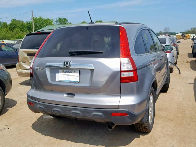 JHLRE48727C073643 - 2007 HONDA CR-V EXL SILVER photo 4