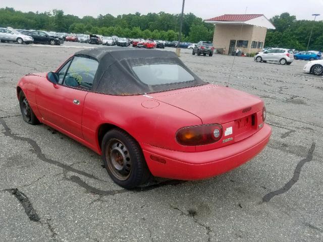 JM1NA351XL0125131 - 1990 MAZDA MX-5 MIATA RED photo 3