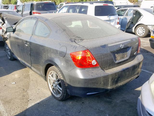 JTKDE177770205295 - 2007 TOYOTA SCION TC CHARCOAL photo 3