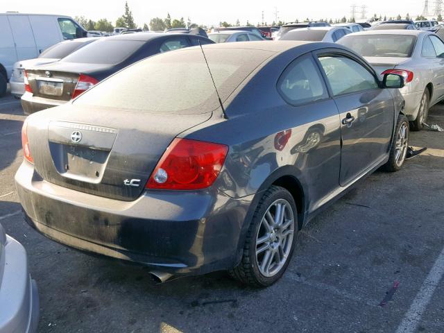 JTKDE177770205295 - 2007 TOYOTA SCION TC CHARCOAL photo 4