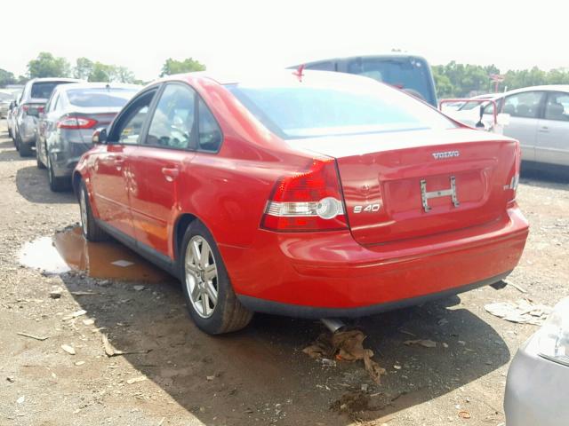 YV1MS682042008026 - 2004 VOLVO S40 T5 RED photo 3