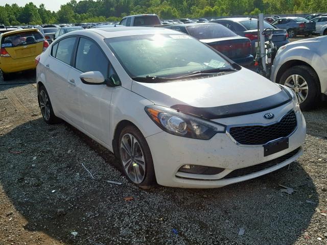 KNAFX4A84G5457065 - 2016 KIA FORTE EX WHITE photo 1