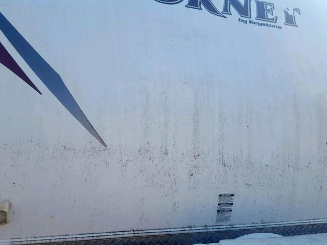 4YDT30R20A7201699 - 2010 KEYSTONE HORNET WHITE photo 9