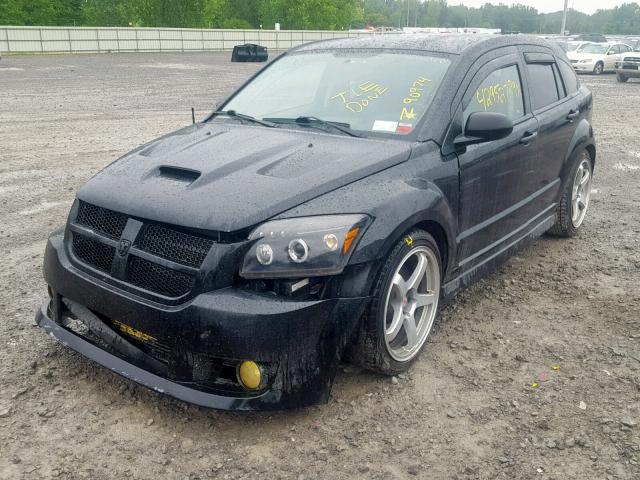 1B3HB68F88D696590 - 2008 DODGE CALIBER SR BLACK photo 2