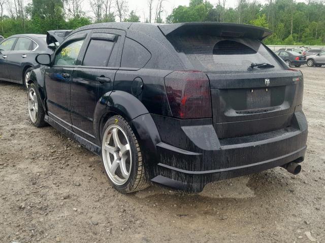 1B3HB68F88D696590 - 2008 DODGE CALIBER SR BLACK photo 3