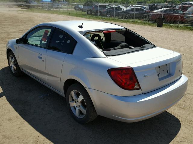 1G8AW15F97Z140585 - 2007 SATURN ION LEVEL SILVER photo 3