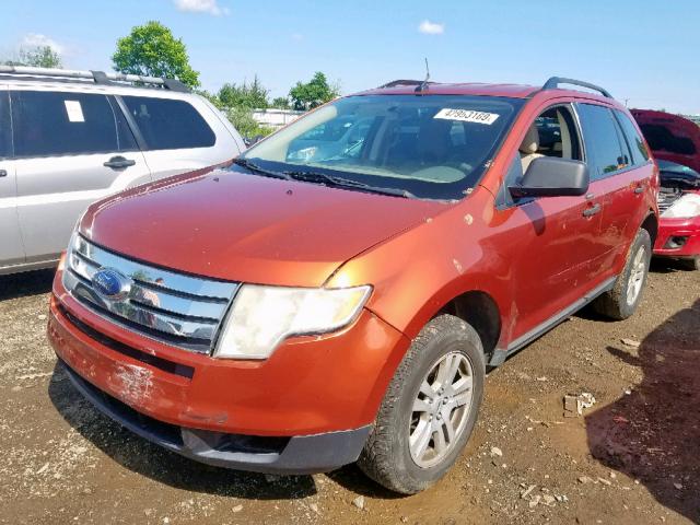 2FMDK36C77BB25712 - 2007 FORD EDGE SE ORANGE photo 2