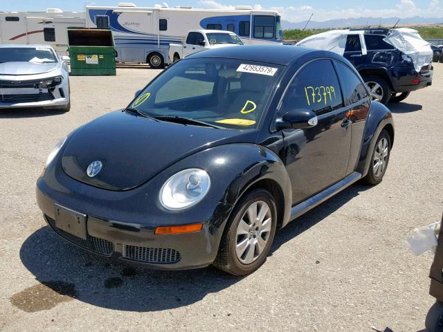 3VWPG31C19M507288 - 2009 VOLKSWAGEN NEW BEETLE BLACK photo 2