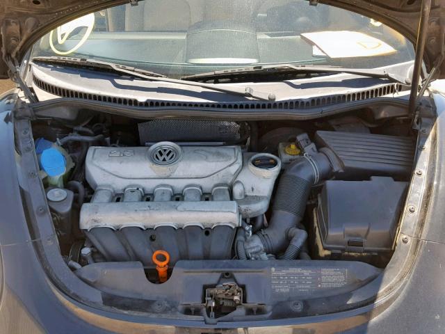 3VWPG31C19M507288 - 2009 VOLKSWAGEN NEW BEETLE BLACK photo 7