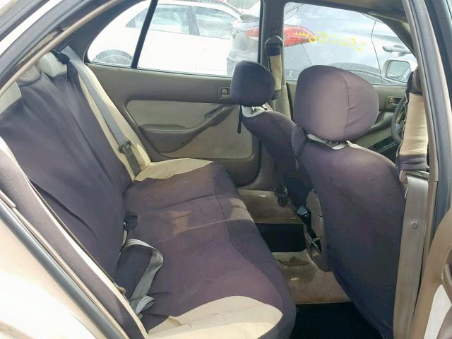 4T1BG12K2TU813762 - 1996 TOYOTA CAMRY DX TAN photo 6