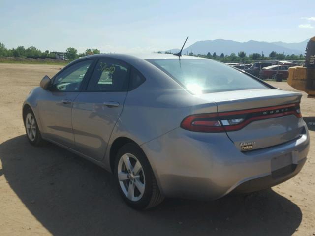 1C3CDFBB0FD180055 - 2015 DODGE DART SXT SILVER photo 3