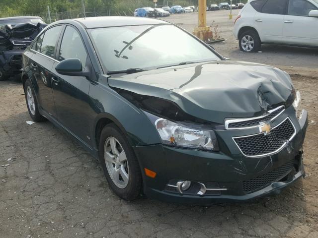 1G1PC5SB5E7317877 - 2014 CHEVROLET CRUZE LT GREEN photo 1