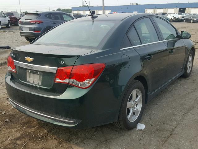 1G1PC5SB5E7317877 - 2014 CHEVROLET CRUZE LT GREEN photo 4