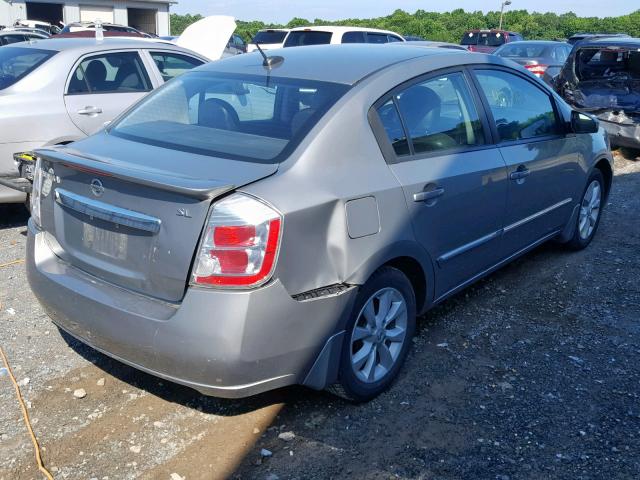 3N1AB6AP6CL668988 - 2012 NISSAN SENTRA 2.0 GRAY photo 4