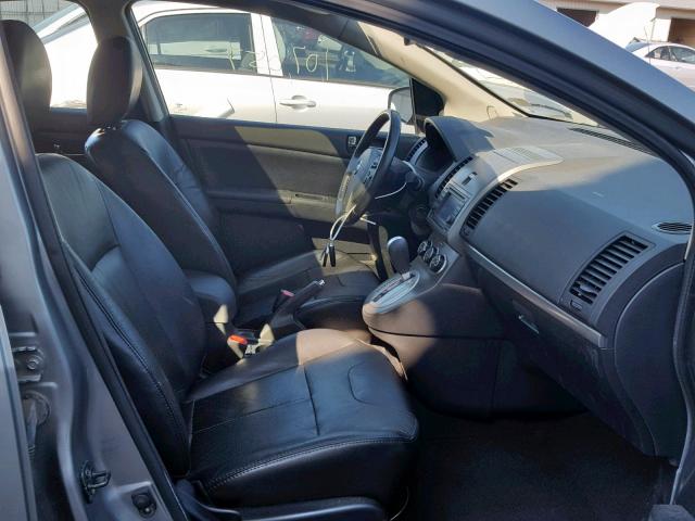 3N1AB6AP6CL668988 - 2012 NISSAN SENTRA 2.0 GRAY photo 5