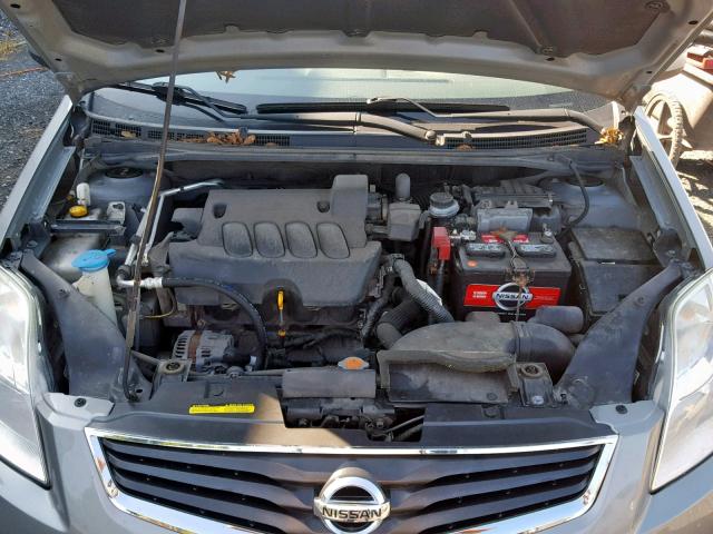 3N1AB6AP6CL668988 - 2012 NISSAN SENTRA 2.0 GRAY photo 7