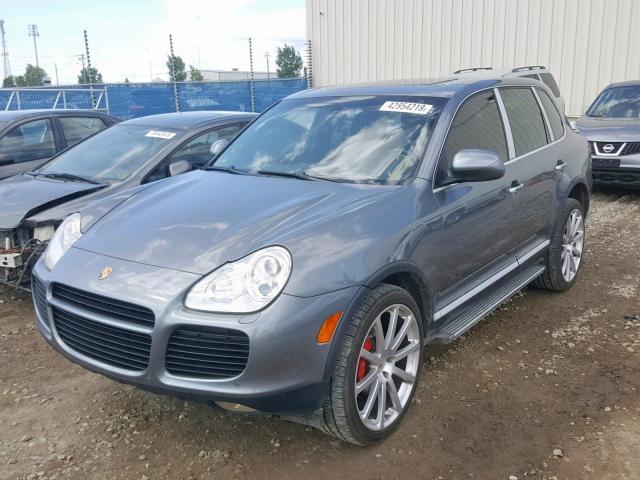 WP1AC29P64LA91642 - 2004 PORSCHE CAYENNE TU GRAY photo 2