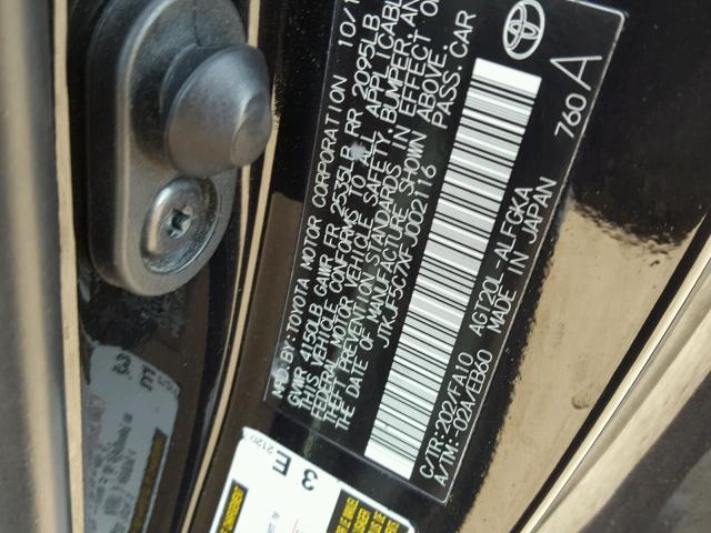 JTKJF5C7XFJ002116 - 2015 TOYOTA SCION TC Qara foto 10