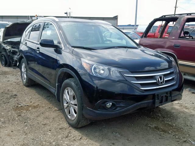 2HKRM4H76DH672562 - 2013 HONDA CR-V EXL BLACK photo 1