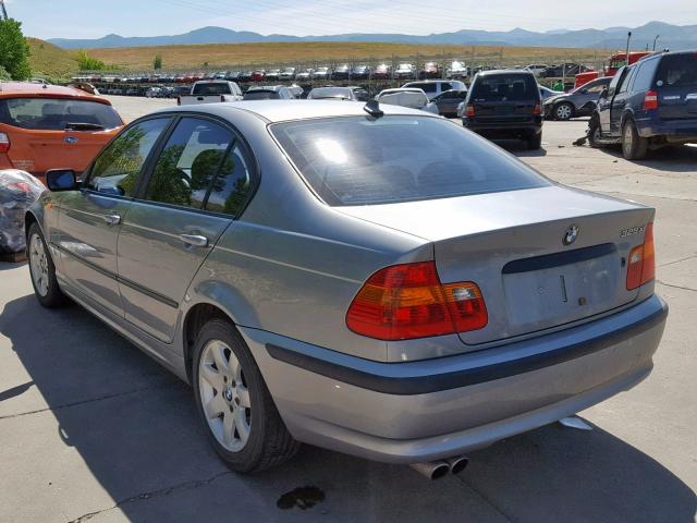 WBAEU334X5PR14472 - 2005 BMW 325 XI GRAY photo 3