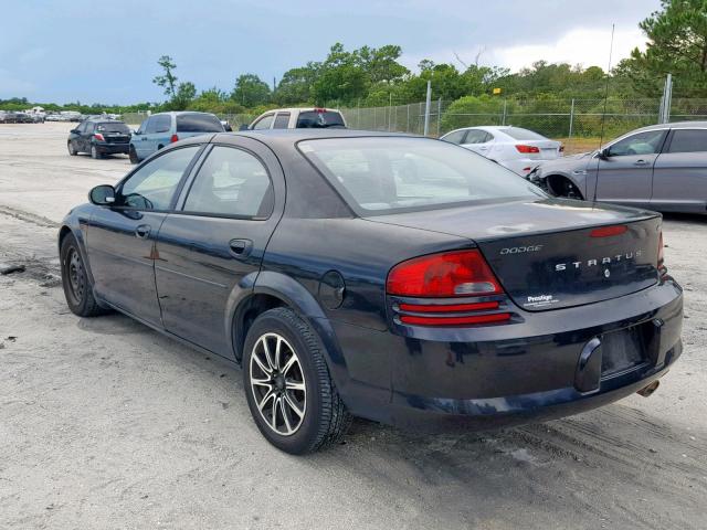 1B3AL46T86N219063 - 2006 DODGE STRATUS SX BLACK photo 3