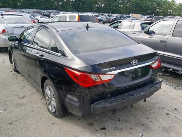 5NPEB4AC7BH301127 - 2011 HYUNDAI SONATA GLS BLACK photo 3