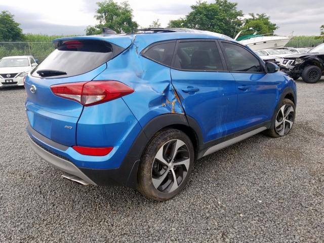 KM8J3CA29JU624527 - 2018 HYUNDAI TUCSON VAL BLUE photo 3