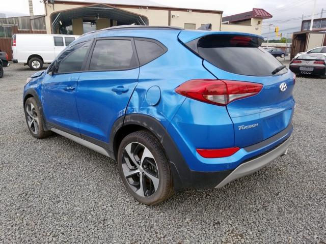 KM8J3CA29JU624527 - 2018 HYUNDAI TUCSON VAL BLUE photo 4