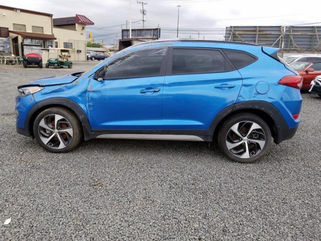 KM8J3CA29JU624527 - 2018 HYUNDAI TUCSON VAL BLUE photo 9