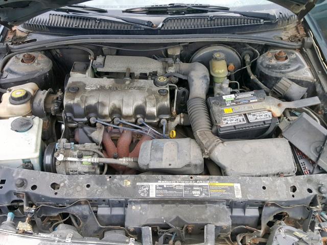 1G8ZH5286VZ195535 - 1997 SATURN SL1 GREEN photo 7